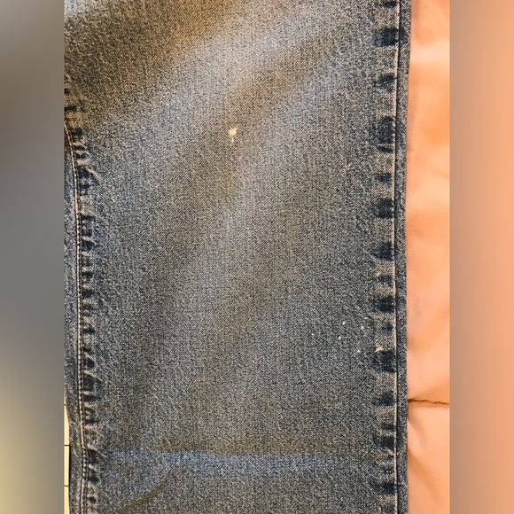 Vintage Lucky Brand Low Rise Flare Dungaree Jeans - 10 / 30 - Picture 12 of 12